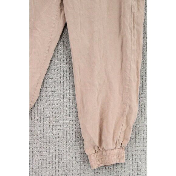 Cloth & Stone Pants Womens Large L Beige Lightweight Cropped Tencel Lyocell - Picture 5 of 10